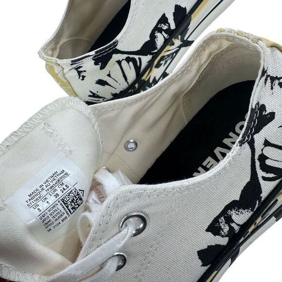 Converse Chuck Taylor All Star Floral Lift Low Top Platform Sneakers Womens 8 - Picture 3 of 9